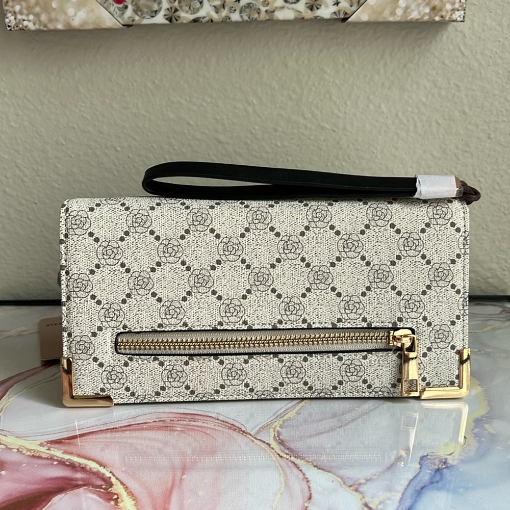 ❌SOLD❌Fashion Dazzle New York Zip Around Wallet-8.5Wx4Hin - Picture 10 of 15